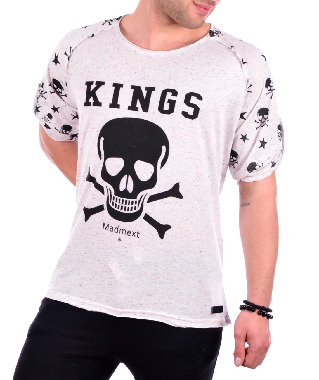 Мъжка тениска Kings меланж Мъжка тениска Kings меланж