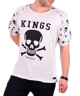 Мъжка тениска Kings меланж Мъжка тениска Kings меланж