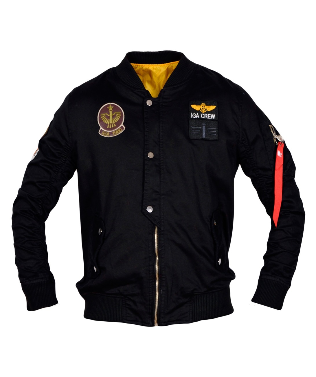 Мъжко черно яке Iga Crew T190 Мъжко черно яке Iga Crew T190