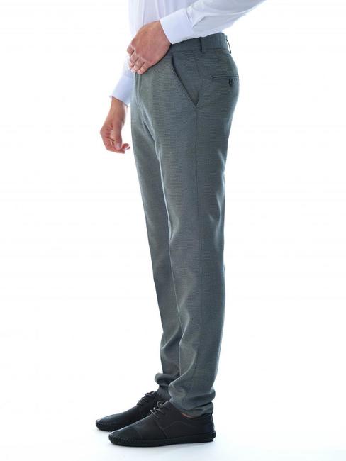 Мъжки структурен сив втален панталон