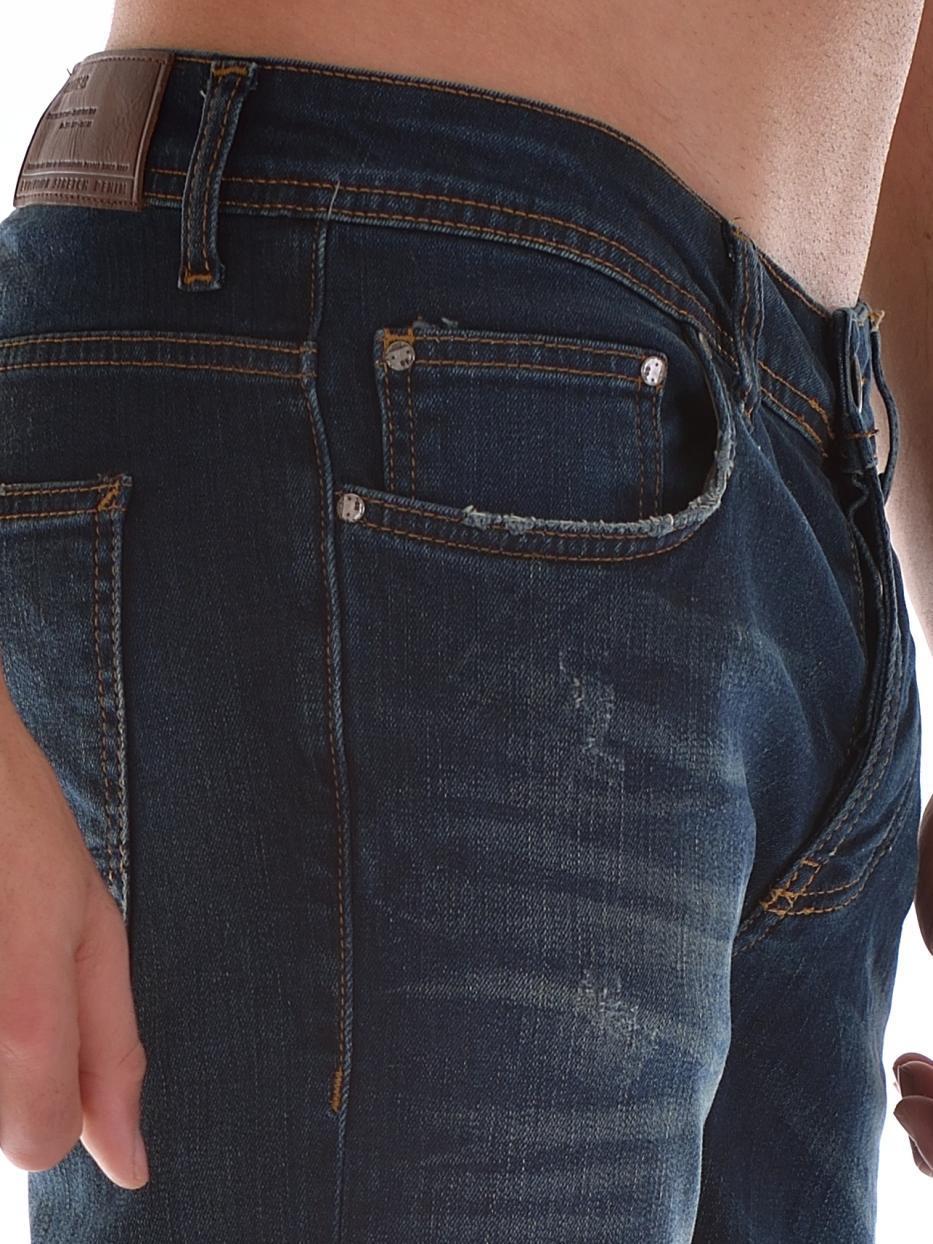 Мъжки тъмно сини дънки Pull and Bear D45 Мъжки тъмно сини дънки Pull and Bear D45