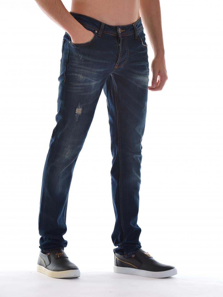 Мъжки тъмно сини дънки Pull and Bear D45 Мъжки тъмно сини дънки Pull and Bear D45