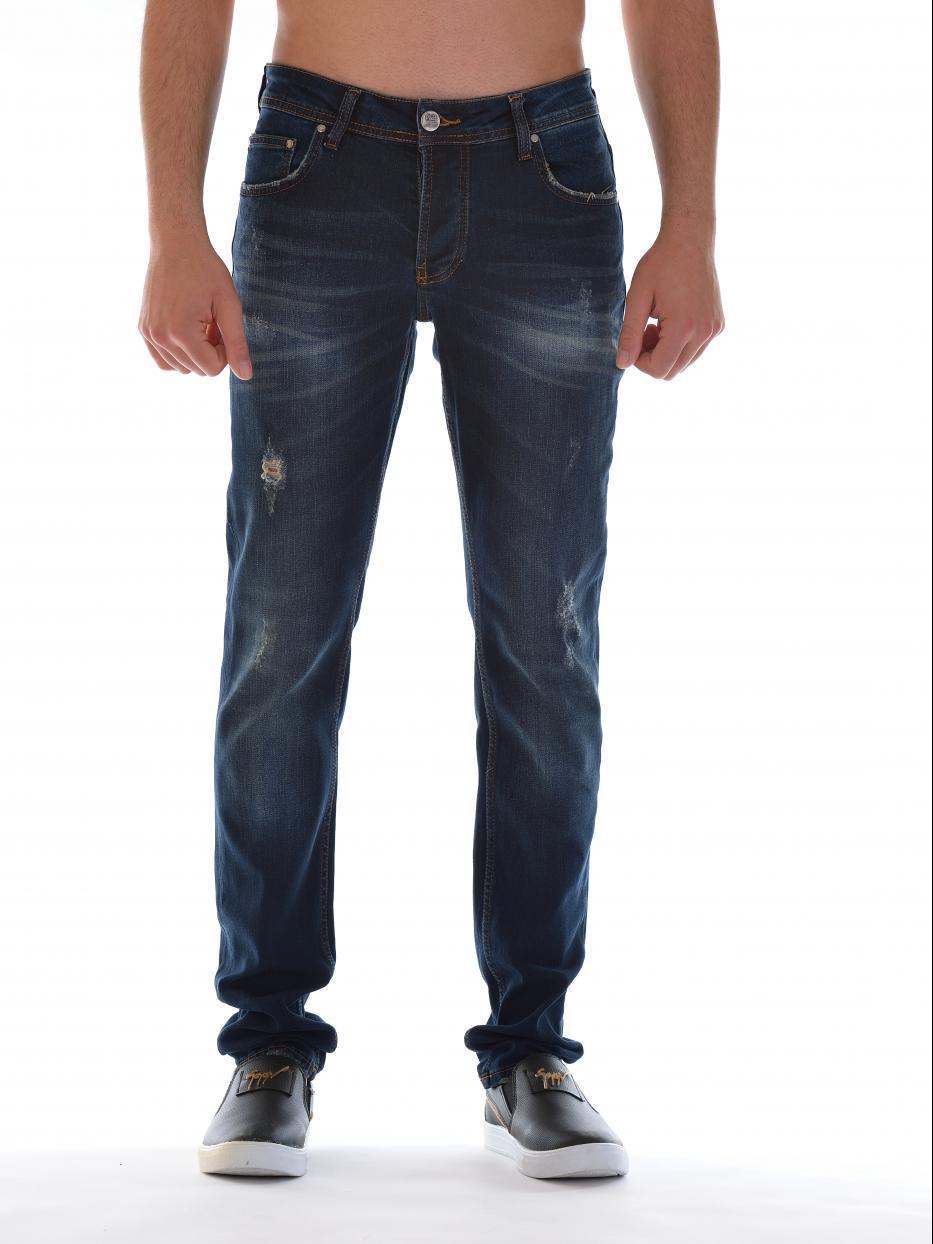 Мъжки тъмно сини дънки Pull and Bear D45 Мъжки тъмно сини дънки Pull and Bear D45