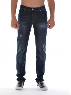 Мъжки тъмно сини дънки Pull and Bear D45 Мъжки тъмно сини дънки Pull and Bear D45