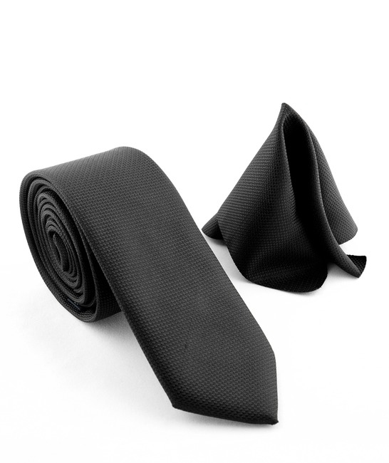 Мъжка черна вратовръзка