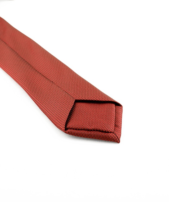 Мъжка структурна вратовръзка цвят бордо