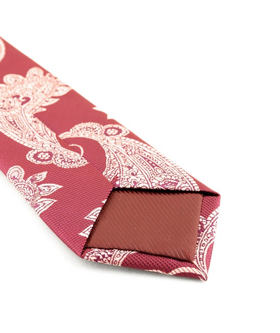 Мъжка лилава вратовръзка с Swirls елементи