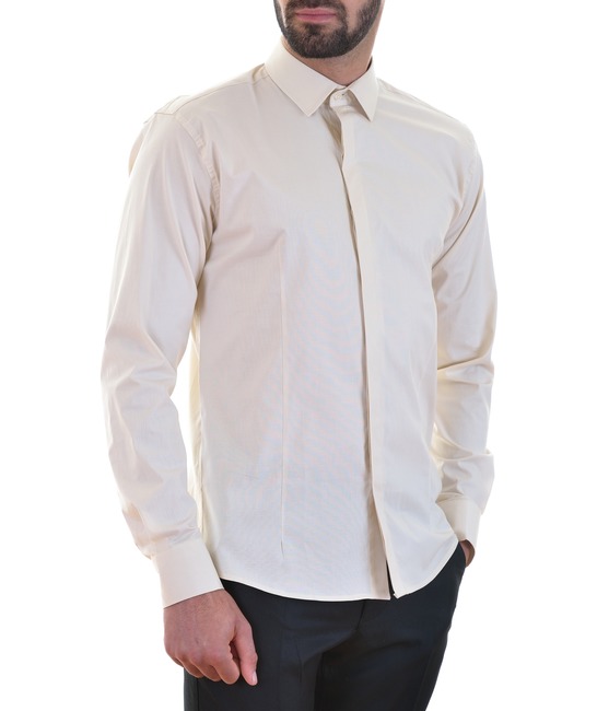 Мъжка официална бяла риза