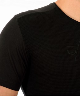 Мъжка черна тениска ретро клуб