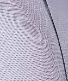 Мъжка бяла риза на точки цвят бордо