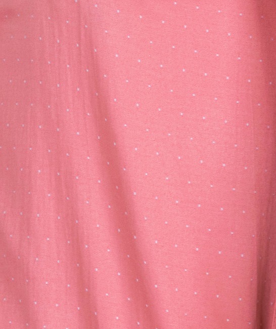 Мъжка розова риза на малки бели точки