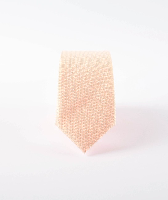 Мъжка структурна свето розов вратовръзка с кърпичка