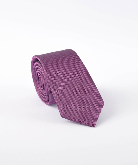 Мъжка структурна светло лилава вратовръзка с кърпичка