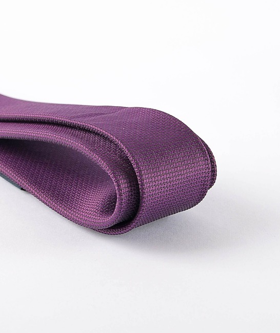 Мъжка лилава структурна вратовръзка с кърпичка