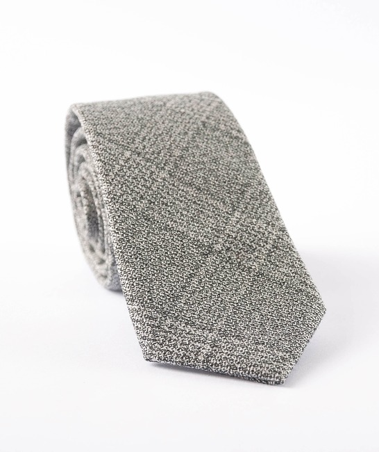 Мъжка сива вратовръзка на ивици и ленти