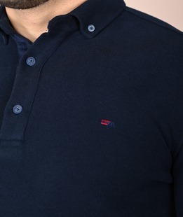 Мъжка синя блуза  с две копчета отпред