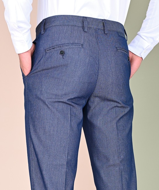 Мъжки син структурен панталон