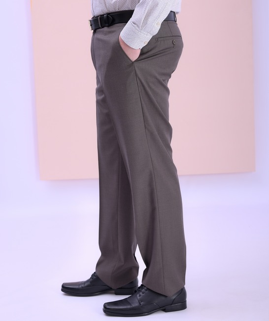 Кафяв мъжки класически панталон  официален