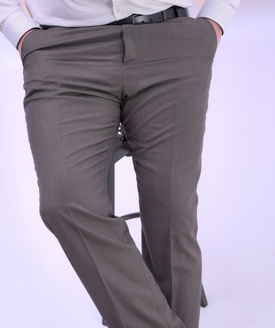Кафяв мъжки класически панталон  официален