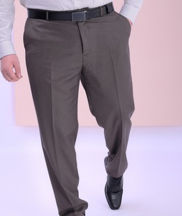 Кафяв мъжки класически панталон  официален