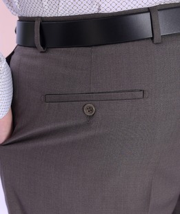 Кафяв мъжки класически панталон  официален