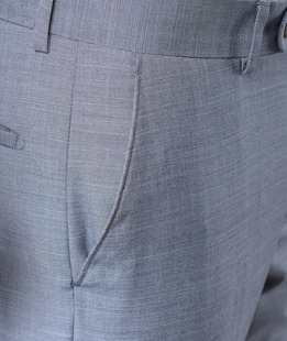 Мъжки официален светло сив панталон