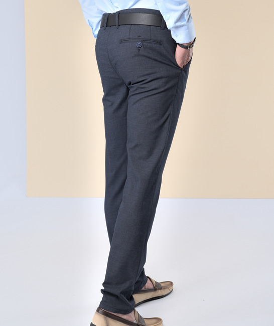 Мъжки син панталон с италиански джоб