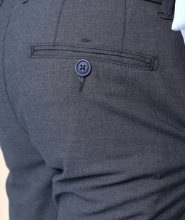 Мъжки син панталон с италиански джоб