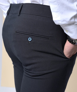 Мъжки панталон цвят индиго