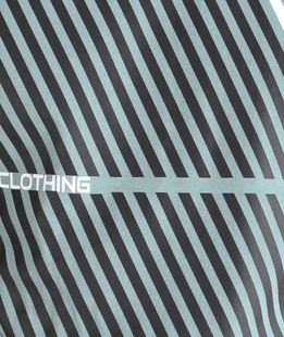 Мъжка зелена тениска на ленти Clothing