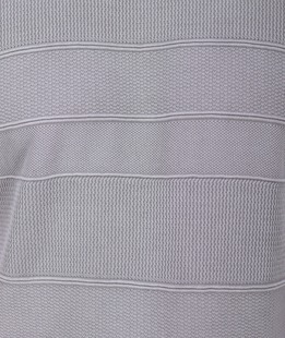 Светло сив пуловер от варен памук