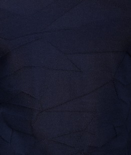 Мъжки тъмно син вълнен пуловер от фино плетиво