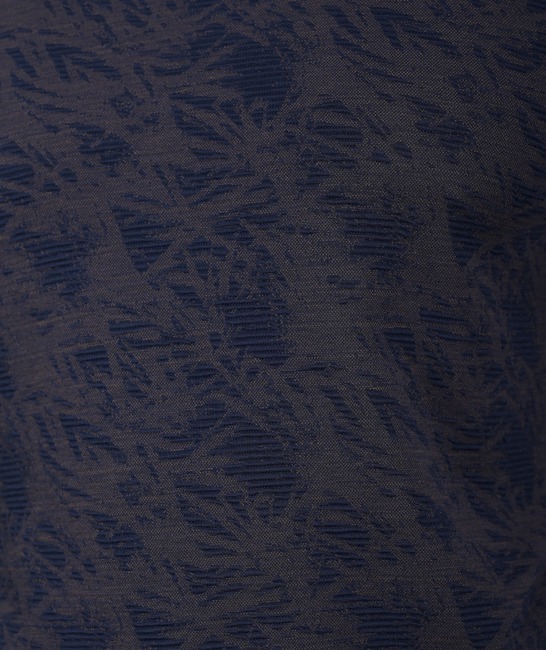 Мъжка синя памучна блуза с 3D текстура