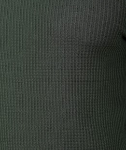 Мъжки стилен зелен пуловер на вафлички 