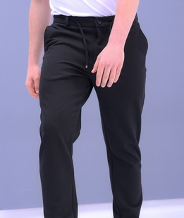 Черен елегантен панталон от Gipe с 4 джоба