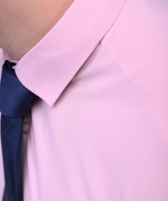 Официална мъжка риза в розово
