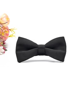 Луксозна черна мъжка папионка