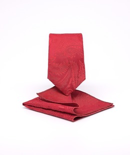 Мъжка класическа вратовръзка на пейсли елементи