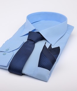 Синя елегантна вратовръзка на ромбоиди