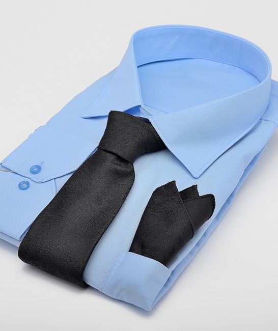 Premium вратовръзка с бродерия ретро кола с кърпичка