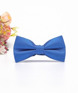 Мъжка синя папионка ръчно изработена