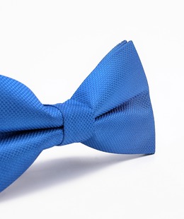 Мъжка синя папионка ръчно изработена