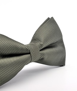 Класическа мъжка папионка в тъмно зелено