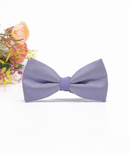 Светло лилава структурна мъжка папионка