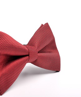 Тъмно червена мъжка класическа папионка