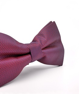 Мъжка елегантна папионка в цвят череша