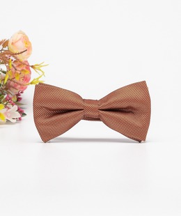 Перлено оранжева мъжка папионка ръчно изработена