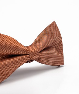 Перлено оранжева мъжка папионка ръчно изработена