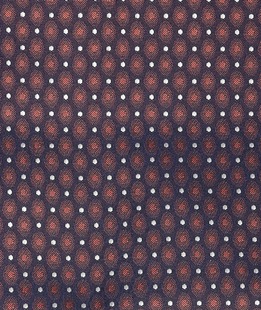 Елегантен мъжки комплект от три части на кафяви кръгове