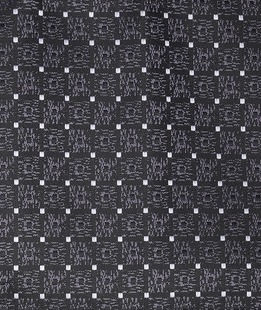 Черна папионка игла за ревер и кърпичка в комплект